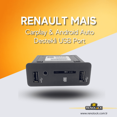 Renault MAIS – Carplay Destekli USB PORT