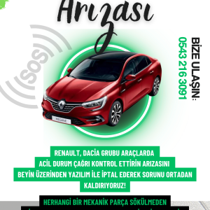 RENAULT & DACİA SOS ARIZASI ÇÖZÜMÜ